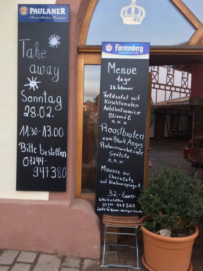 Gasthaus Zur Krone Weingarten  Exterior foto